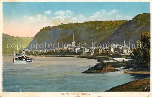 AK / Ansichtskarte St_Goar Rhein St_Goar