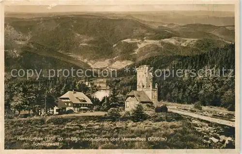 AK / Ansichtskarte Hornisgrinde Blick nach S?den ?ber Mummelsee Hornisgrinde