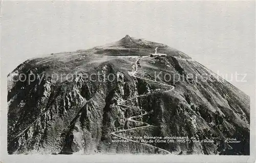 AK / Ansichtskarte Puy de Dome Voie Romaine Fliegeraufnahme Puy de Dome