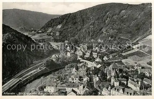 AK / Ansichtskarte Altenahr Panorama Blick von der Burgruine Are Altenahr