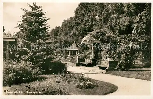 AK / Ansichtskarte Zweibruecken_Pfalz Rosengarten Zweibruecken Pfalz