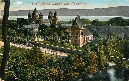 AK / Ansichtskarte Maria_Laach_Glees Abtei Maria Laach am Lachersee Kloster Maria_Laach_Glees