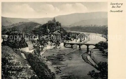 AK / Ansichtskarte Saarburg_Saar Panorama Saarburg Saar