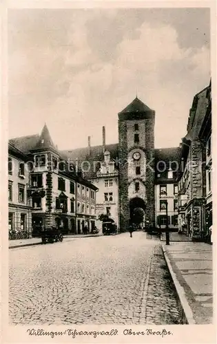 AK / Ansichtskarte Villingen Schwenningen Obere Strasse Riettor Villingen Schwenningen