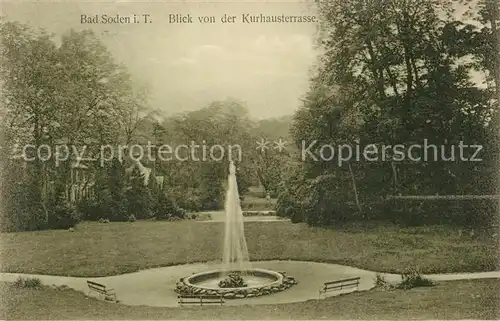 AK / Ansichtskarte Bad_Soden_Taunus Blick von Kurhausterrasse Bad_Soden_Taunus