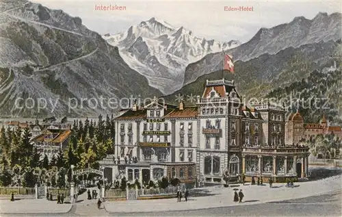 AK / Ansichtskarte Interlaken_BE Eden Hotel Interlaken_BE