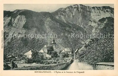 AK / Ansichtskarte Bourg d_Oisans Eglise Sommet de Pregentil Bourg d Oisans