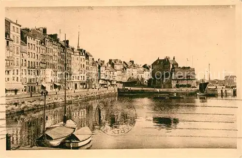 AK / Ansichtskarte Honfleur Bassin de l Ouest  Honfleur