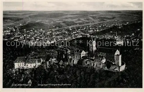 AK / Ansichtskarte Wartburg_Eisenach Fliegeraufnahme Wartburg Eisenach