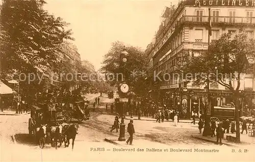 AK / Ansichtskarte Paris Boulevard Italien Boulevard Montmartre Paris