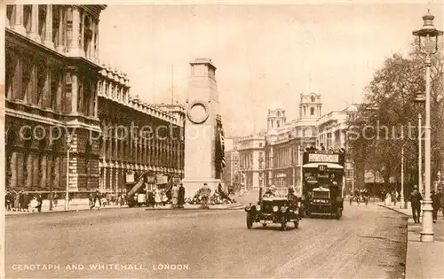 AK / Ansichtskarte London Cenotaph and Whitehall London