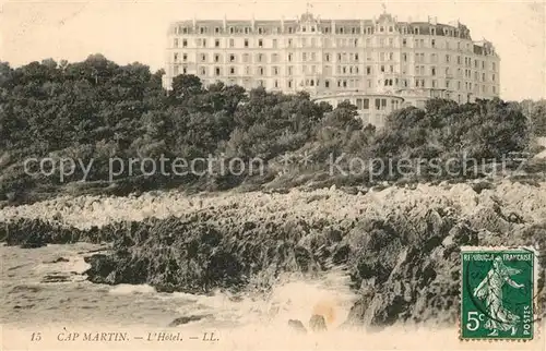 AK / Ansichtskarte Cap_Martin Hotel Cap_Martin