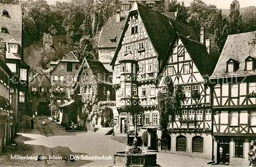 AK / Ansichtskarte Miltenberg_Main Schnatterloch Brunnen Miltenberg Main