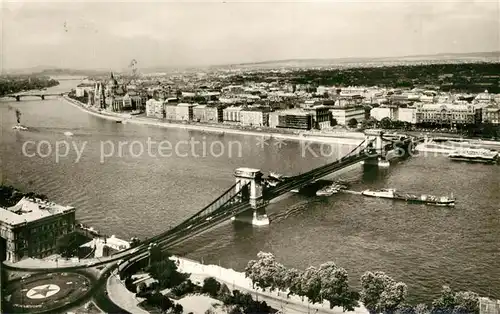 AK / Ansichtskarte Budapest Panorama Bruecke Budapest