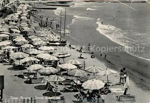 AK / Ansichtskarte Diano_Marina Scorcio di spiaggia Diano Marina