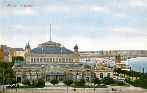 AK / Ansichtskarte Mainz_Rhein Stadthalle Mainz Rhein