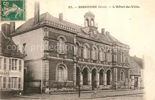 AK / Ansichtskarte Sissonne_Aisne Hotel de Ville Sissonne Aisne