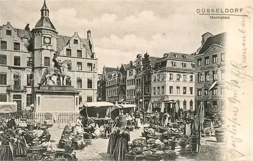 AK / Ansichtskarte Duesseldorf Marktplatz Duesseldorf