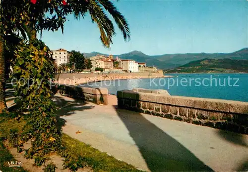 AK / Ansichtskarte Ajaccio Citadelle et sa plage Ajaccio