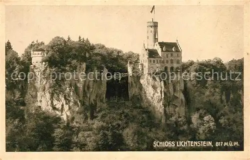 AK / Ansichtskarte Lichtenstein_Wuerttemberg Schloss Schwaebische Alb Lichtenstein_Wuerttemberg