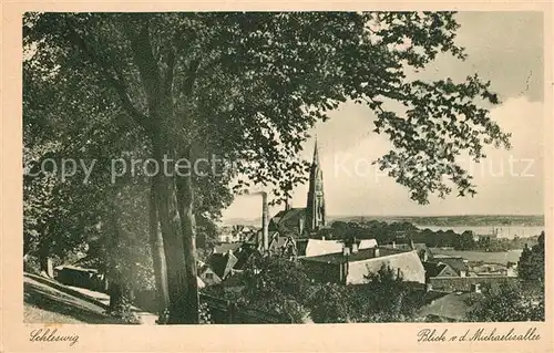 AK / Ansichtskarte Schleswig_Holstein Panorama Blick von der Michaelisallee Schleswig_Holstein