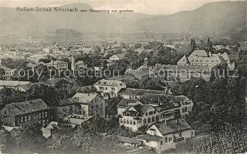 AK / Ansichtskarte Bad_Kreuznach Stadtpanorama Blick vom Kauzenberg Bad_Kreuznach