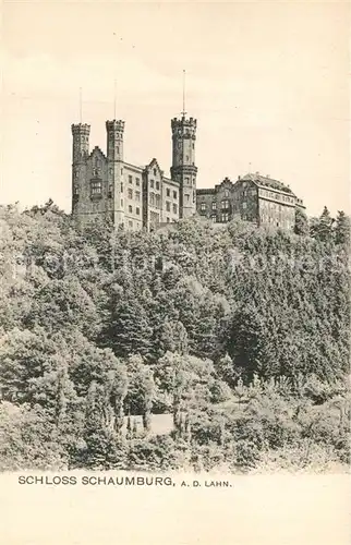 AK / Ansichtskarte Balduinstein Schloss Schaumburg an der Lahn Balduinstein