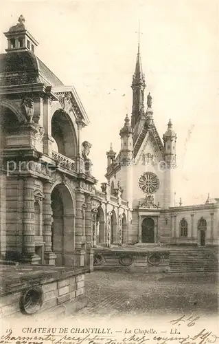 AK / Ansichtskarte Chantilly_Oise Chapelle 