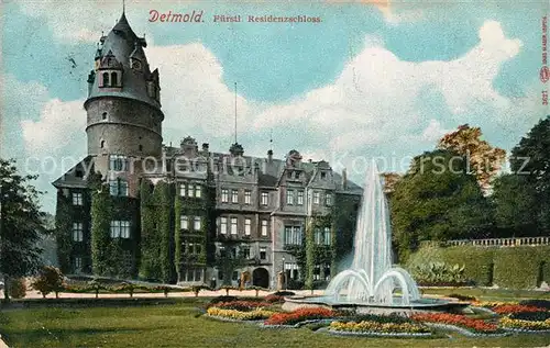 AK / Ansichtskarte Detmold Residenzschloss Detmold