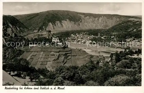 AK / Ansichtskarte Niederburg_Hunsrueck Panorama Niederburg Hunsrueck