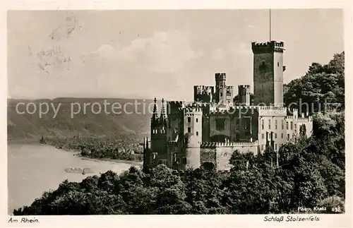 AK / Ansichtskarte Stolzenfels Schloss Stolzenfels