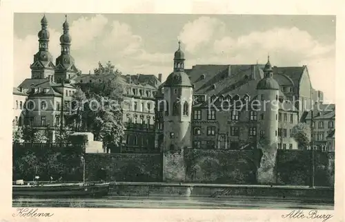 AK / Ansichtskarte Koblenz_Rhein Alte Burg Koblenz_Rhein