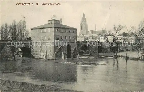 AK / Ansichtskarte Frankfurt_Main Brueckenmuehle Frankfurt Main