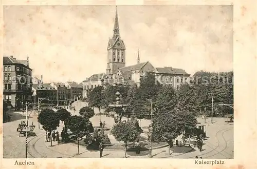 AK / Ansichtskarte Aachen Kaiserplatz Aachen