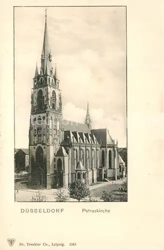 AK / Ansichtskarte Duesseldorf Petruskirche Duesseldorf