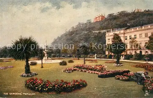 AK / Ansichtskarte Torquay The Gardens Torquay