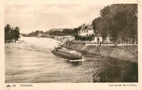 AK / Ansichtskarte Vernon_Ardeche Les bords de la Seine Vernon Ardeche