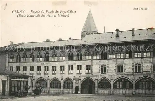 AK / Ansichtskarte Cluny Facade du Palais du Pape Gelase Ecole Nationale des Arts et Metiers Cluny