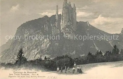 AK / Ansichtskarte Grenoble Les Trois Pucelles Grenoble