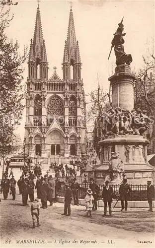 AK / Ansichtskarte Marseille_Bouches du Rhone Eglise de Reformes Marseille