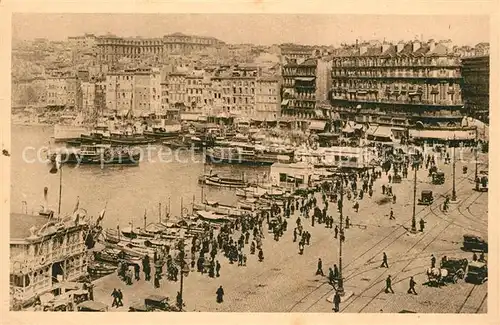 AK / Ansichtskarte Marseille_Bouches du Rhone Quai des Belges Port Marseille