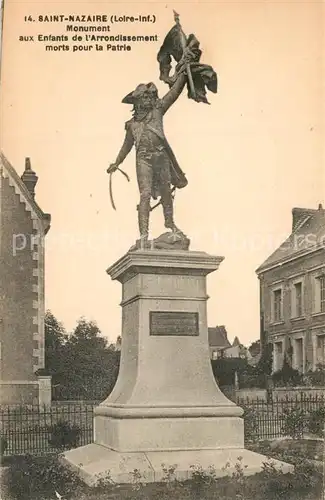 AK / Ansichtskarte Saint Nazaire_Loire Atlantique Monument aux Morts Saint Nazaire