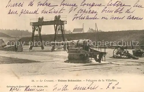 AK / Ansichtskarte Le_Creusot_Saone et Loire Usines Schneider Polygone de la Villedieu Le_Creusot_Saone et Loire