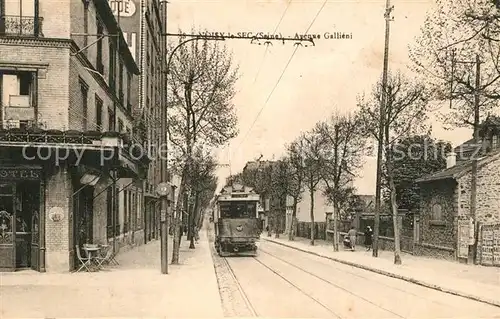 AK / Ansichtskarte Noisy le Sec Avenue Gallieni Tram Noisy le Sec