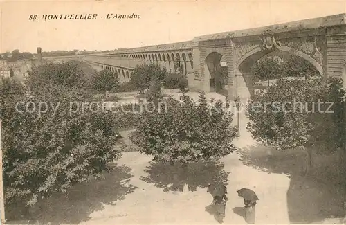 AK / Ansichtskarte Montpellier_Herault Aqueduc Montpellier Herault