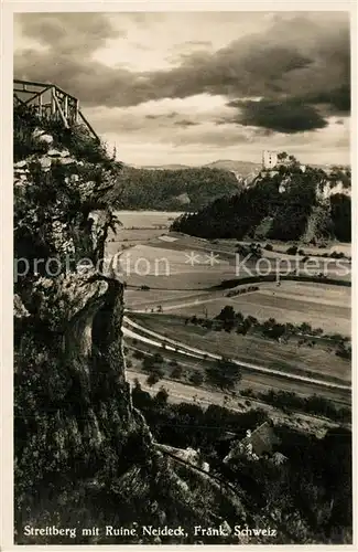 AK / Ansichtskarte Streitberg_Oberfranken Ruine Neideck Streitberg Oberfranken