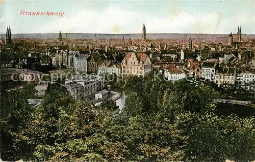 AK / Ansichtskarte Braunschweig Panorama Braunschweig