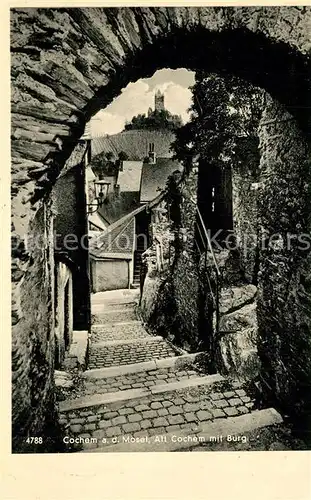 AK / Ansichtskarte Cochem_Mosel Alt Cochem Burg Cochem Mosel