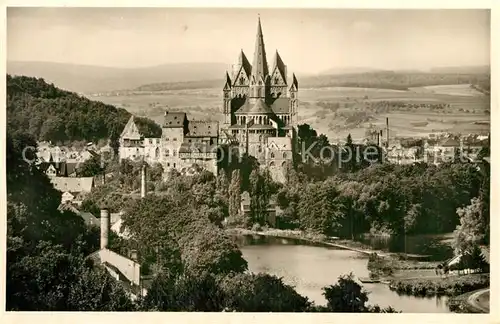 AK / Ansichtskarte Limburg_Lahn Dom Schloss Fliegeraufnahme Limburg_Lahn