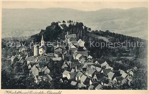 AK / Ansichtskarte Lindenfels_Odenwald Panorama Lindenfels Odenwald